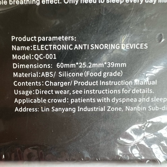 Anti snoring device - Picture 2 of 2